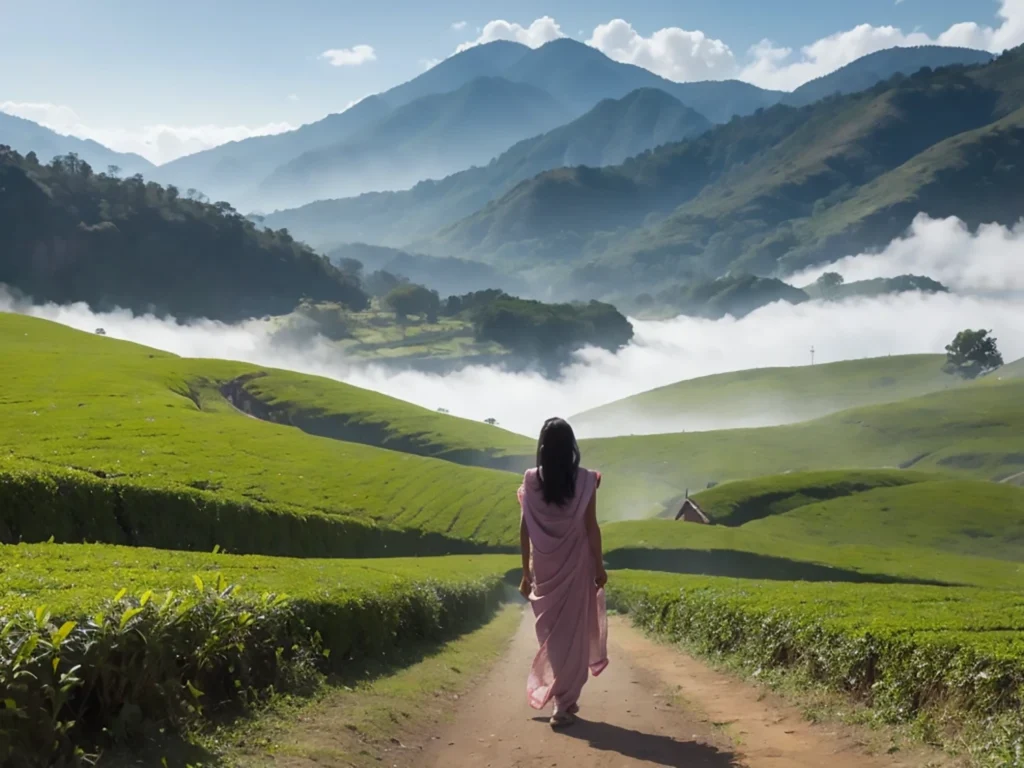 story about one farm of Indian tea